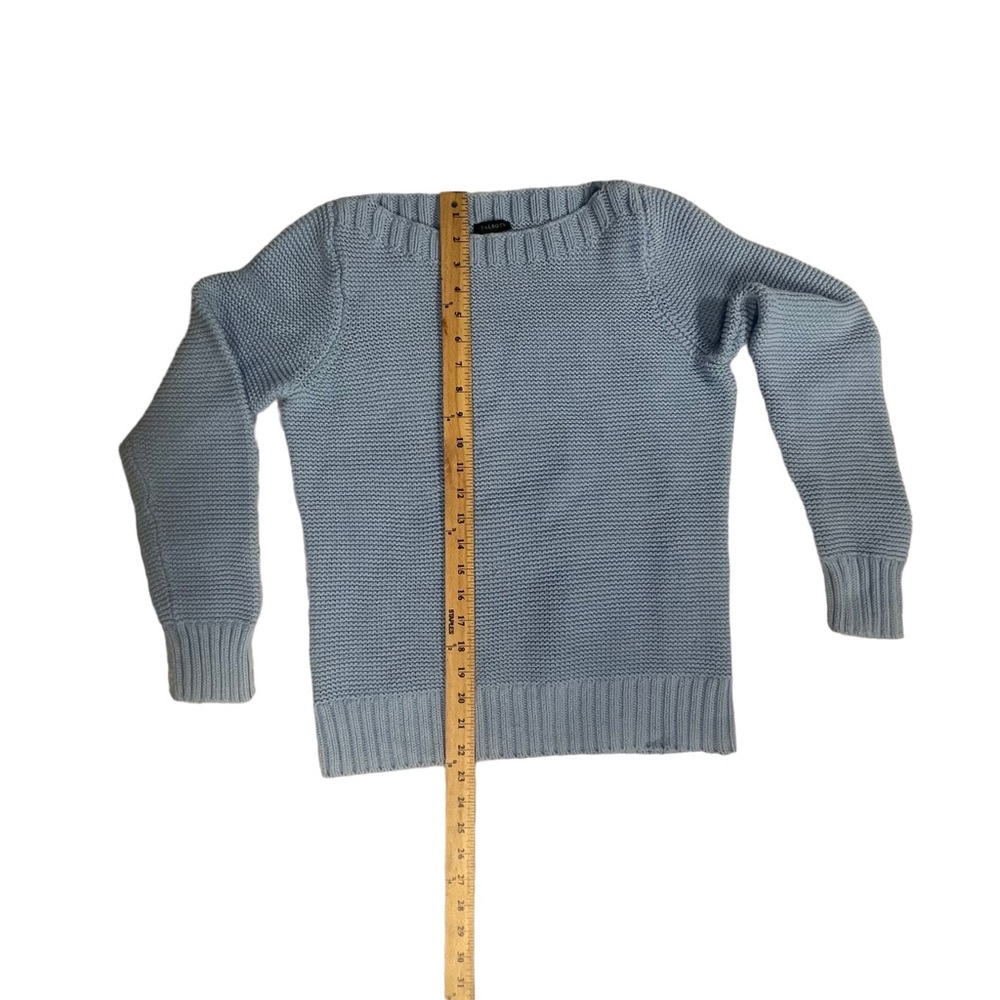 Talbots baby Blue/Powder Blue Knit Sweater. Sz M - Picture 10 of 13